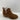 Journee Collection Brown Fabric Round Toe Pull On Block Heel Ankle Boot Size 8 W - Very Good - Ufashion