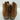 Journee Collection Brown Fabric Round Toe Pull On Block Heel Ankle Boot Size 8 W - Very Good - Ufashion