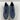 Zanzara BROOKS Blue Perforated Suede Leather Lace Up Low Top Sneakers Men’s 9.5 - Very Good - Ufashion