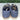 Preowned Nunn Bush Mens Barklay Wingtip Suede and Mesh Oxford Navy Size 8.5M - Very Good - Ufashion