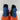 Fendi SCUBA Navy/Orange Knit Lace Up High Top Sneakers Men’s Size 5 - Very Good - Ufashion