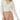 Free People Lovin' This Feeling Long Sleeve Stretch Cotton Bodysuit in Bone, S - Ufashion