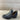 N- Directions FREDRICKA Pewter Leather Back Zip Block Heel Ankle Boots Size 7.5 - Ufashion