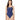Speedo Womens Guard One Piece Swimsuit, Fly Back Us Navy, Size 32 - Ufashion