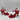 Women’s Lady Couture Karisma Jeweled Heel Sandal, Red Size 10 - Ufashion