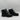 Marc Fisher NALINA Black Leather/Suede Lace Up Lugged Sole Ankle Boots Women 10M - Ufashion