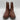 Coconuts Women's Pistol Cowboy Boots Brown Synthetic Leather Size 10 M - Ufashion
