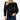 NWT bobi SMOCKED CUFF 3/4 SLEEVE TEE Black Size M - Ufashion