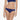 NWT  LAUREN RALPH LAUREN Beach Club Solid Hipster Bottom Sapphire Size 6 - Ufashion