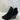 New Directions LAYLIA Black Fabric Back Zip Open Toe Wedge Ankle Boots Size 10 M - Ufashion