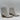 Betsey Johnson Women's Diva Boots White Size 6.5 - Ufashion