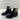 Alexander Wang Black Leather Lace Up Round Toe Fur Trim Ankle Boots Men’s 41 - Ufashion
