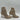 Womenms Badgley Mischka Brand Dierdra Patent Bootie Beige Size 6.5 - Ufashion