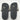 Co Stripe Burlap Pool Slides White/Black Size 41 - Ufashion