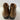 Sugar TABBY Brown Faux Leather Side Zip Ankle Booties Women’s Size 6 M - Ufashion