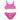 Seafolly Kids Summer Solstice Colour-Block Bikini Pink Girl's Sets Size 12 - Ufashion
