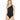 MICHAEL Michael Kors Solids One Shoulder Shirred One-Piece Black Size 4 - Ufashion