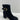 Gianvito Rossi Black Suede Round Toe Side Zip Block Heel Ankle Boots Womens 36.5 - Ufashion