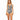BLEU by Rod Women Printed Stretch Plunging V-Neck Strappy Beaded Swimsuit Size 4 - Ufashion