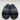 Alexander McQueen Embossed Logo Slides Navy Size 37 - Ufashion