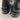 Alexander Wang Black Leather Lace Up Round Toe Fur Trim Ankle Boots Men’s 41 - Ufashion