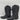Moonshine Spirit Men's Buckley Western Boots Snip Toe Black Size 8.5D - Very Good - Ufashion
