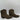 Abilene Women's Rawhide Sanded Western Booties Brown Size 8M - Very Good - Ufashion