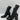 Women’s BALENCIAGA Glove Leather Ankle Boots Black Size 38.5 - Very Good - Ufashion
