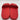 Men’s Bottega Veneta The Slider Rubber Sandals Red Size 42 - Very Good - Ufashion