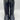 Women’s Paris Texas Croc Embossed Boots Navy Blue Size 37 - Very Good - Ufashion