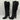 ALEXANDRE BIRMAN Lolita Black Shearling Lined/Leather Knee High Boots, Size 37.5 - Very Good - Ufashion