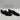 Saks Fifth Avenue Black Leather/Velvet Round Toe Slip On Loafers, Mens 10.5M - Very Good - Ufashion