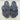 Alexandre Birman LOLITA Blue Suede Knotted Slide Sandals, Women’s Size 37 - Very Good - Ufashion