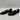 Saks Fifth Avenue Black Leather/Velvet Round Toe Slip On Loafers, Mens 10.5M - Very Good - Ufashion