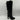 ALEXANDRE BIRMAN Lolita Black Shearling Lined/Leather Knee High Boots, Size 37.5 - Very Good - Ufashion
