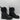 VALENTINO GARAVANI VLOGO Leather Platform Ankle Boots Black Size 41.5 - Very Good - Ufashion