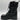 VALENTINO GARAVANI VLOGO Leather Platform Ankle Boots Black Size 41.5 - Very Good - Ufashion