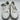 Off White Women’s Vulc Sneaker White/Grey/Beige Size 37 - Very Good - Ufashion