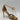 Aquazzura Ari Metallic Leather Ankle-tie Sandals In Platino Gold Mandarin Sz 38 - Very Good - Ufashion