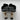 Alexander McQueen Arc Calfskin Wedge Mules Sandals Black Size 37.5 - Very Good - Ufashion