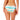 NWT Rip Curl Women’s Summer Palm Full Coverage Bikini Bottom Light Aqua Size XL - Ufashion