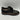 Di Bianco Smoke Grey/Black Leather Lace Up Low Top Sneakers, Mens Size 42 - Very Good - Ufashion