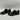 Di Bianco Smoke Grey/Black Leather Lace Up Low Top Sneakers, Mens Size 42 - Very Good - Ufashion