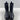 GUESS Black Leather/Knit Round Toe Pull On Platform Ankle Boots Women’s 7.5 M - Very Good - Ufashion