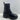 GUESS Black Leather/Knit Round Toe Pull On Platform Ankle Boots Women’s 7.5 M - Very Good - Ufashion