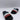 Moncler Black Striped Basile Rubber Slide Sandals Men’s Size 40 - Very Good - Ufashion
