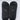Moncler Black Striped Basile Rubber Slide Sandals Men’s Size 40 - Very Good - Ufashion
