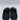 Moncler Black Striped Basile Rubber Slide Sandals Men’s Size 40 - Very Good - Ufashion