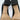 Chloe Women's Black Leather Scalloped Slip On Block Heel Lauren Pumps Size 35 - Very Good - Ufashion