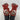Givenchy ELEGANT Red Studded Suede Ankle Strap Block Heel Sandals Women’s 38.5 - Very Good - Ufashion